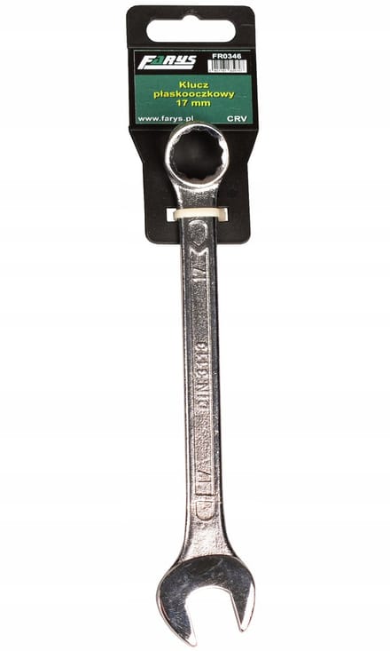 Ringsleutel 17mm - Chroom-Vanadiumstaal