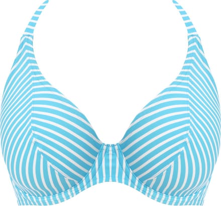 Freya JEWEL COVE UW HALTER BIKINI TOP Dames Bikinitopje - Stripe turquoise - Maat 80F