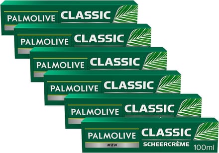 6x Palmolive Men Scheercrème Classic 100 ml