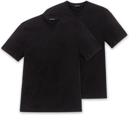 Schiesser American 2P V-hals Heren Ondershirt - Maat S