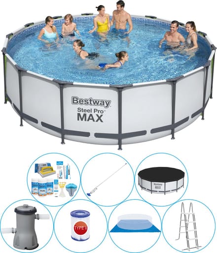 Steel Pro MAX Rond 457x122 cm - Zwembad Super Deal