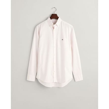 Gant Overhemd Oxford Banker Stripe Button Down Zacht Roze / male