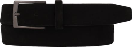 Presly & Sun Heren - Leren riem - Zwart - 90cm