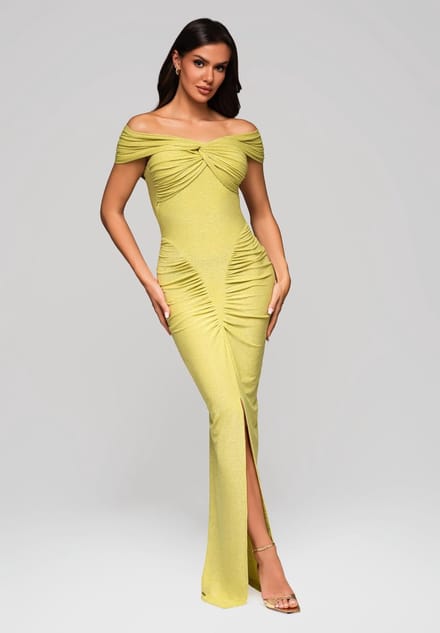 LARICA Jurk - Rits - Jurk Groen M