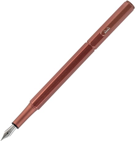 Rhodia scRipt vulpen - EF - Incl. converter - Kastanje bruin