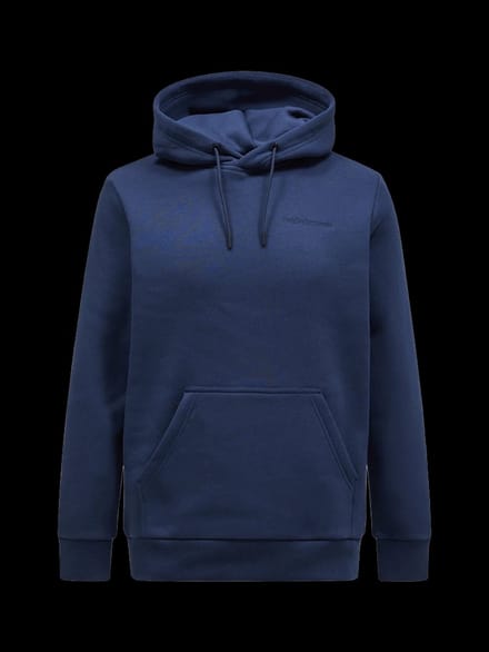 Peak Performance Original Small Logo Hood Trui Heren Blue Shadow L