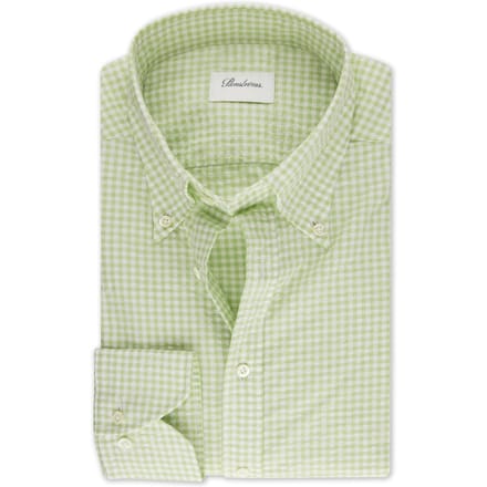 Stenströms Slimline/26, Rc Cuff Green Check Taglia: S | Camicie Casual Outlet | Uomo | Verde