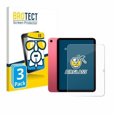 Screenprotector 3 Stuks voor Apple iPad A16 11" 2025 (Voor+Camera) Beschermglas transparant