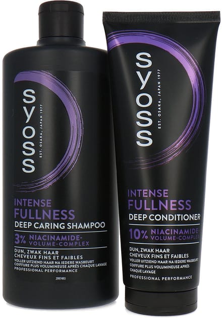 Syoss Intense Fullness Shampoo + Condtioner - 440 ml - 250 ml