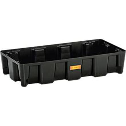 PE lekbak 35HD, gemaakt van polyetheen, 100% recyclebaar, zonder PE rooster