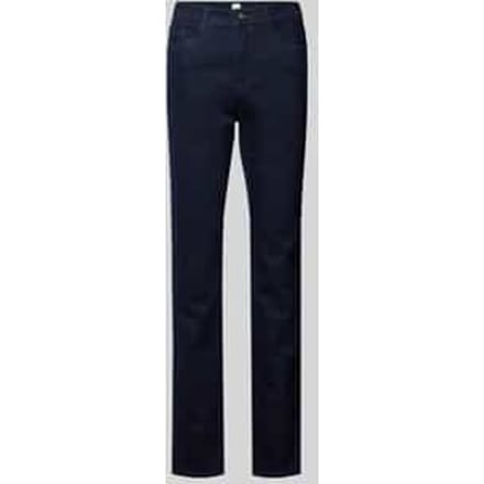Slim fit jeans in used-look, model 'MARY THERMO'
