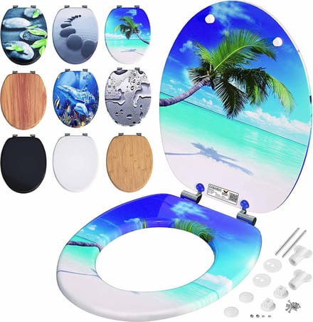 Luxe toilet bril met deksel