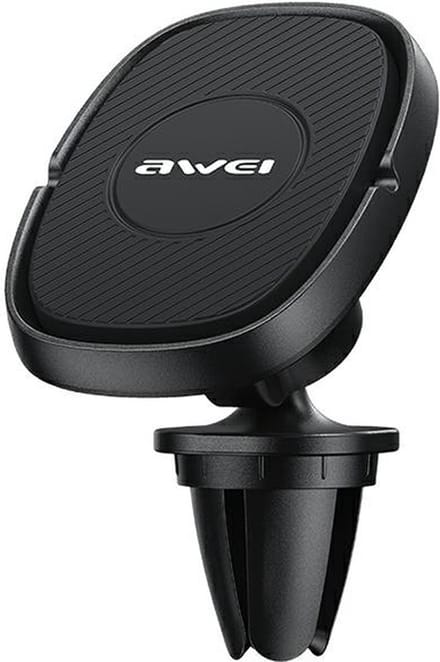 AWEI X21 magnetische autohouder voor ventilatierooster zwart/zwart