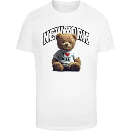 Mister Tee New York College Bear T-shirt MT3763