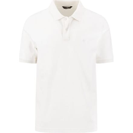 Fynch-Hatton Polo Uni Color Compact Cotton New Off White / male