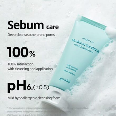 Goodal - Houttuynia Cordata Calming Cleansing Foam 150ml white