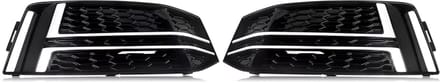 Grille - Voor Audi A4 B9 S-Line 2016-2018 - Auto accessoires - Mistlichtgrille - Zonder lampgat