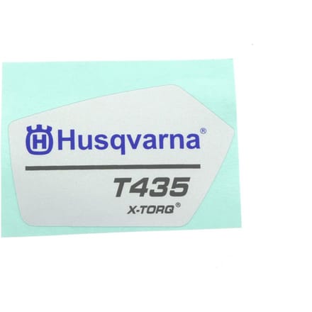 Husqvarna t435 starterkap sticker