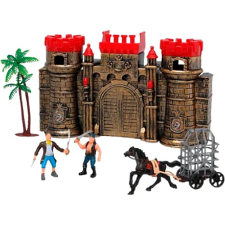 Keyly Toys Piratenkasteel Speelset - 6 stuks