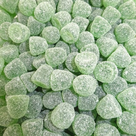 Frisia Green Mints - harde Groentjes - 1,5 Kilo - Keel snoepje - Snoep - Fris - hard - Menthol - per zak van 1500g
