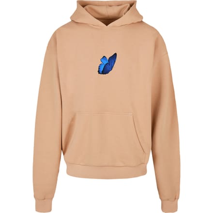 Mister Tee - Le Papillon Heavy Oversize Hoodie/trui - L - Beige