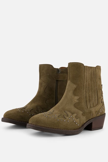 Muyters Muyters Cowboylaarzen groen Leer