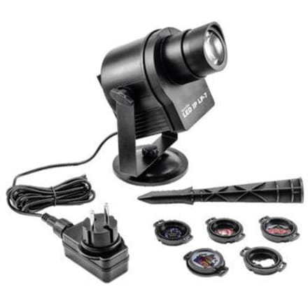EUROLITE kerst projector buiten - LED IP LP-7 - Logo Projector - Outdoor Gobo Projector