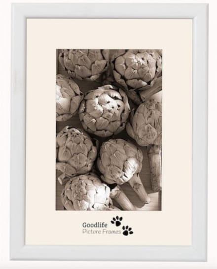 Fotolijst Merano 18x24 Wit - Normaal glas - 12 mm breed profiel - Goodlife Picture Frames