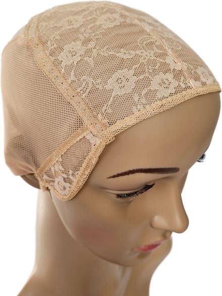 BamBella® Wig Cap licht bruin - Pruik Maken - Haar netje kapje