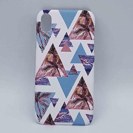 Geschikt voor IPhone XR – hoesje – triangle palms
