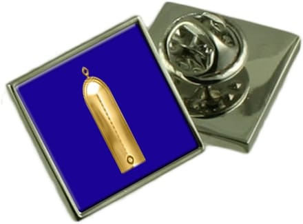 Reversspeld Doos - Badge Geschenk - Persoonlijk Cadeau - Gegraveerd Ontwerp - 1.8 cm - Zilverkleurig