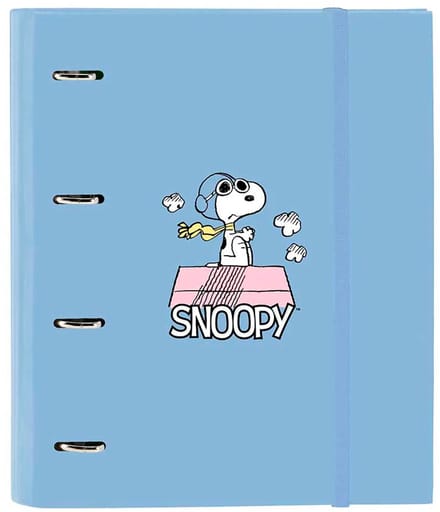 Safta Snoopy A4 100 Sheets 27x32x3.5 Cm Map Blauw Kinderen
