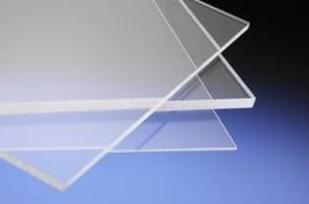 Kunststofglas glashelder 4mm, 100x100cm