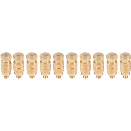10 stuks Messing Nevelsproeiers met Draad Nevelende Sproeikop beige