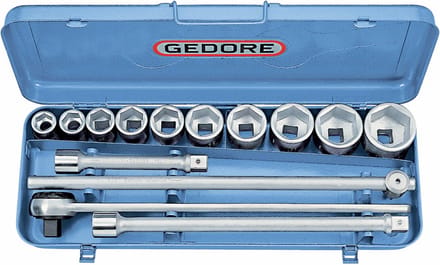 Gedore 32 EMU-2 6280340 Dopsleutelset Metrisch 3/4 (20 mm) 14-delig