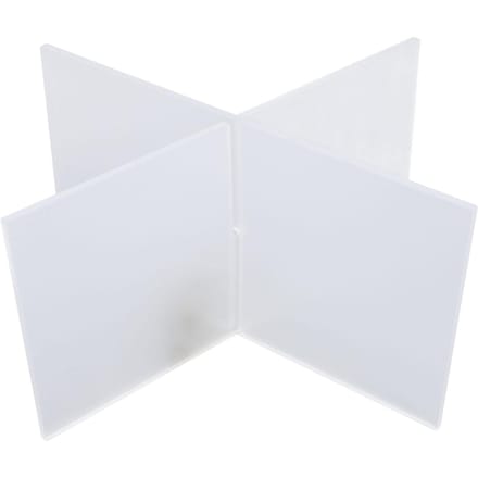 Acryl Boekhouder Transparant Multifunctioneel Open Boek Display Stand voor Koffieshops white