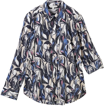 Tom Tailor - Blouse met patroon - Maat 44 - organic shapes design