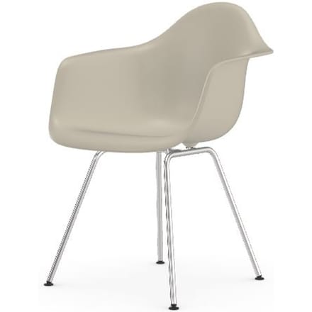 Vitra DAX - kiezelsteen RE - verchroomd