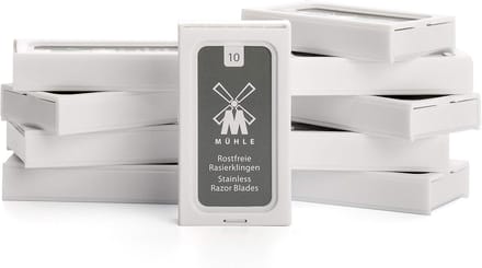10 Stuks Scheermesjes voor Traditionele Veiligheidsscheerapparaten