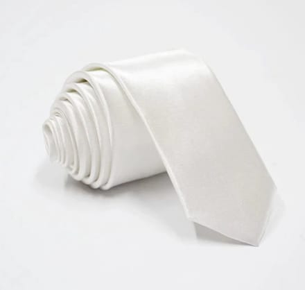 Finnacle - Luxe Stropdas - Tie - Wit