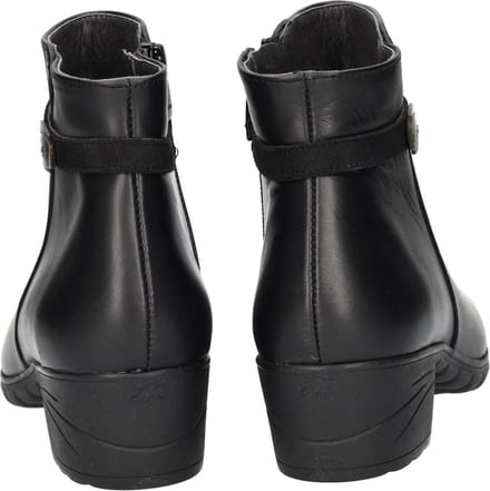 Fluchos -Dames - zwart - enkellaarzen - maat 41