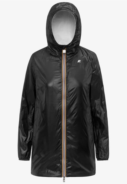 Vrouwenjas Kway Sophie. Plus.2 Dubbel zwart wit