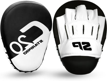 Bokspads - Stootkussens - Vechtsport Training - Lichtgewicht Schuim - One Size - Zwart
