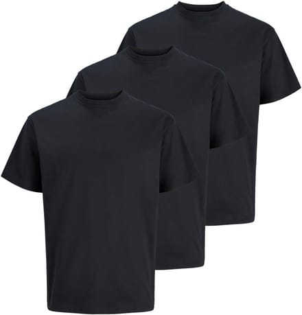 Jack & Jones Heren t-shirt 3 pack Organic Relaxed