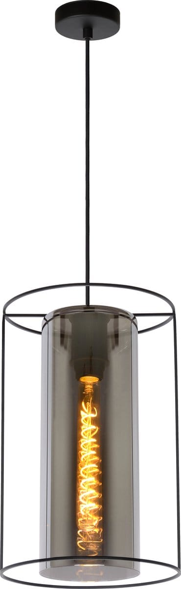 Lucide DOUNIA Hanglamp - Ø 25 cm - E27 - Zwart