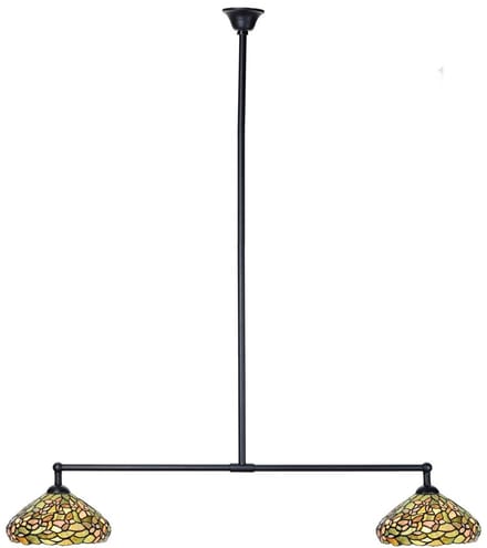 Tiffany T-lamp 2 lichts Settle Down - Art Deco Trade