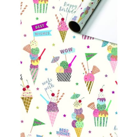 Stewo cadeaupapier gelato, formaat 70 x 150 cm