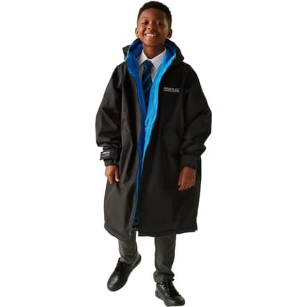 Regatta Robe Jas Zwart 5-9 Years Jongens,Meisjes