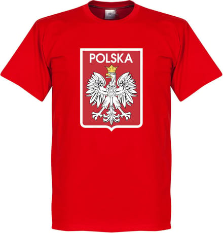 Polen Logo T-Shirt - Rood - S