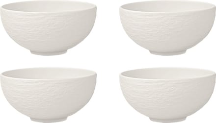 Suppen Bol Manufacture Rock Blanc Ø 12,5 cm Set van 4